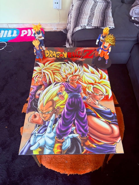 Legendary Saiyans Square Coffee Table
