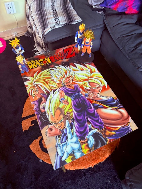Legendary Saiyans Square Coffee Table