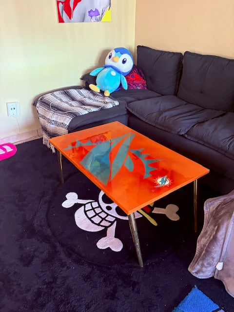 Miami Dolphin square Coffee Table