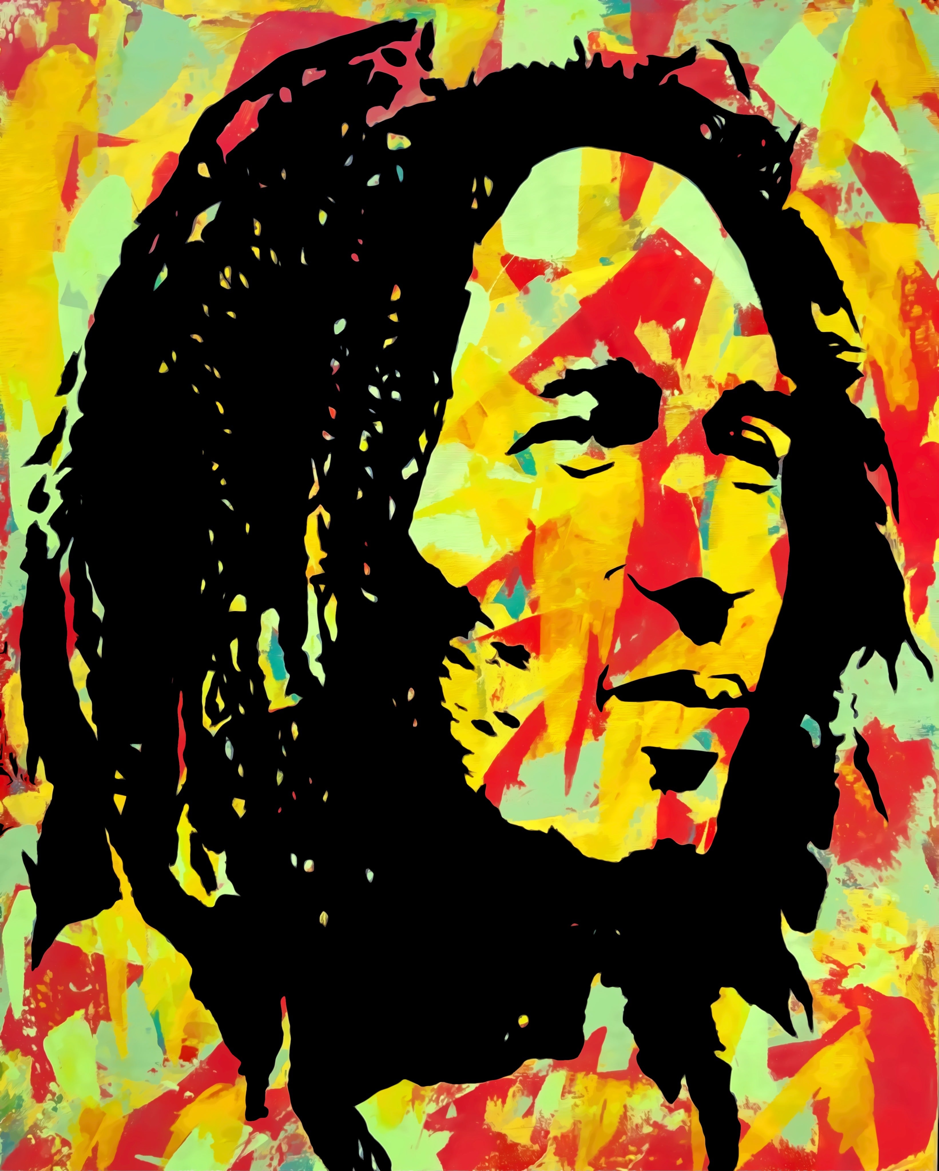 Bob Marley Version 2 Different Size Canvases