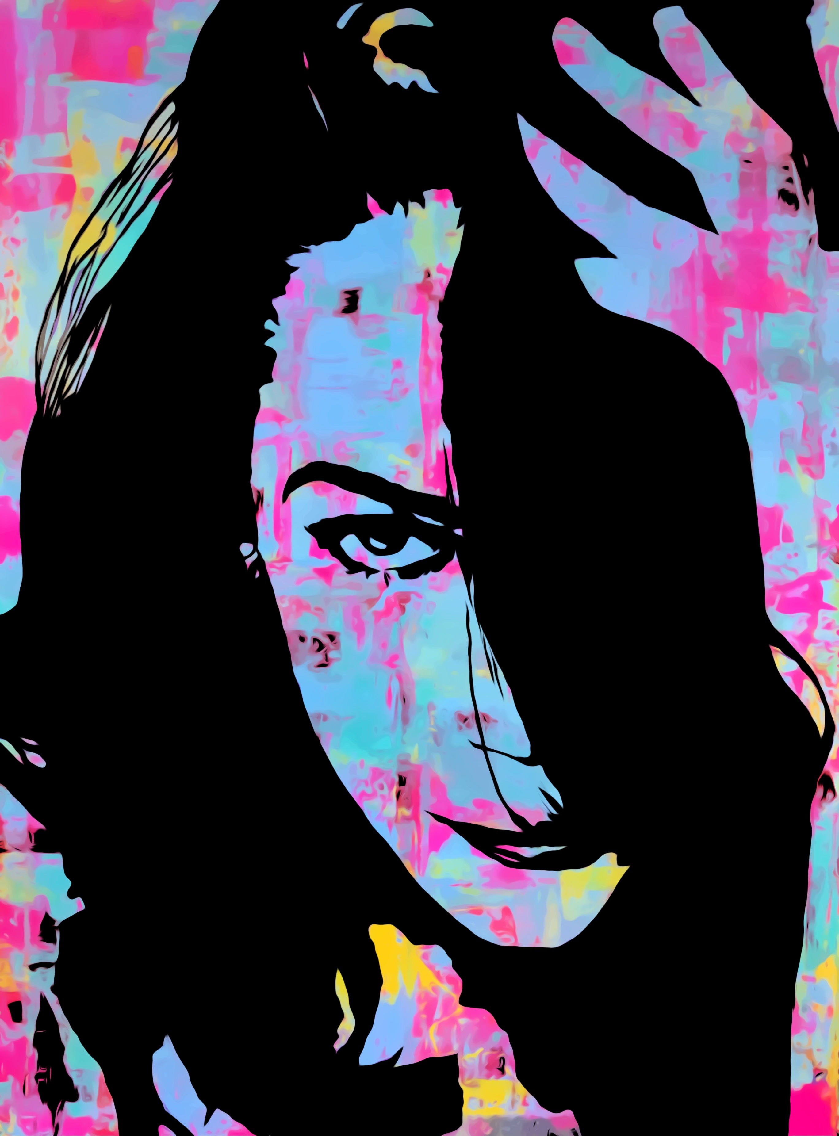 Aaliyah Version 3 Different Size Canvases