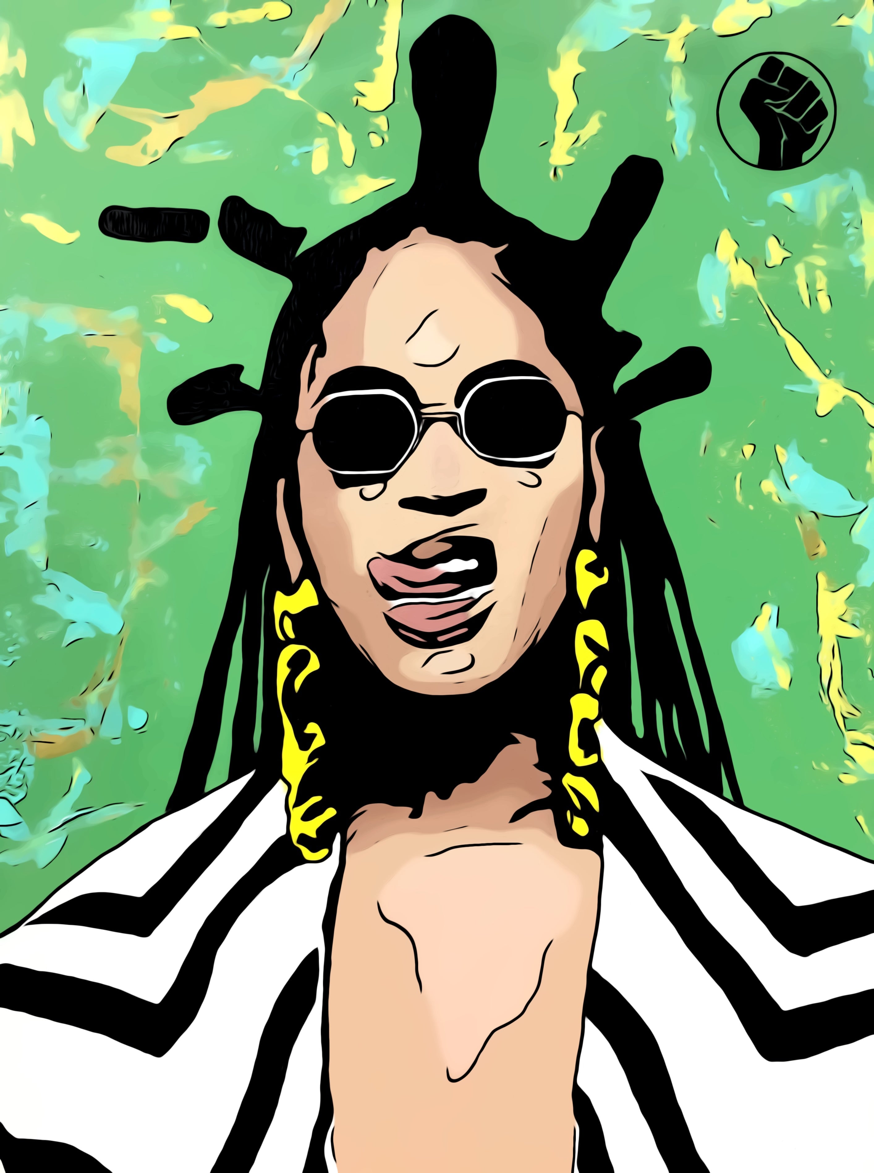 Queen B Different Size Canvases