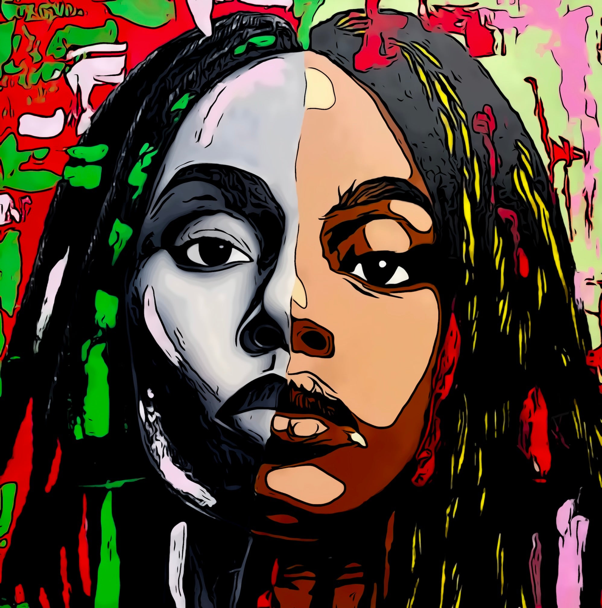 Split Different Size Canvases