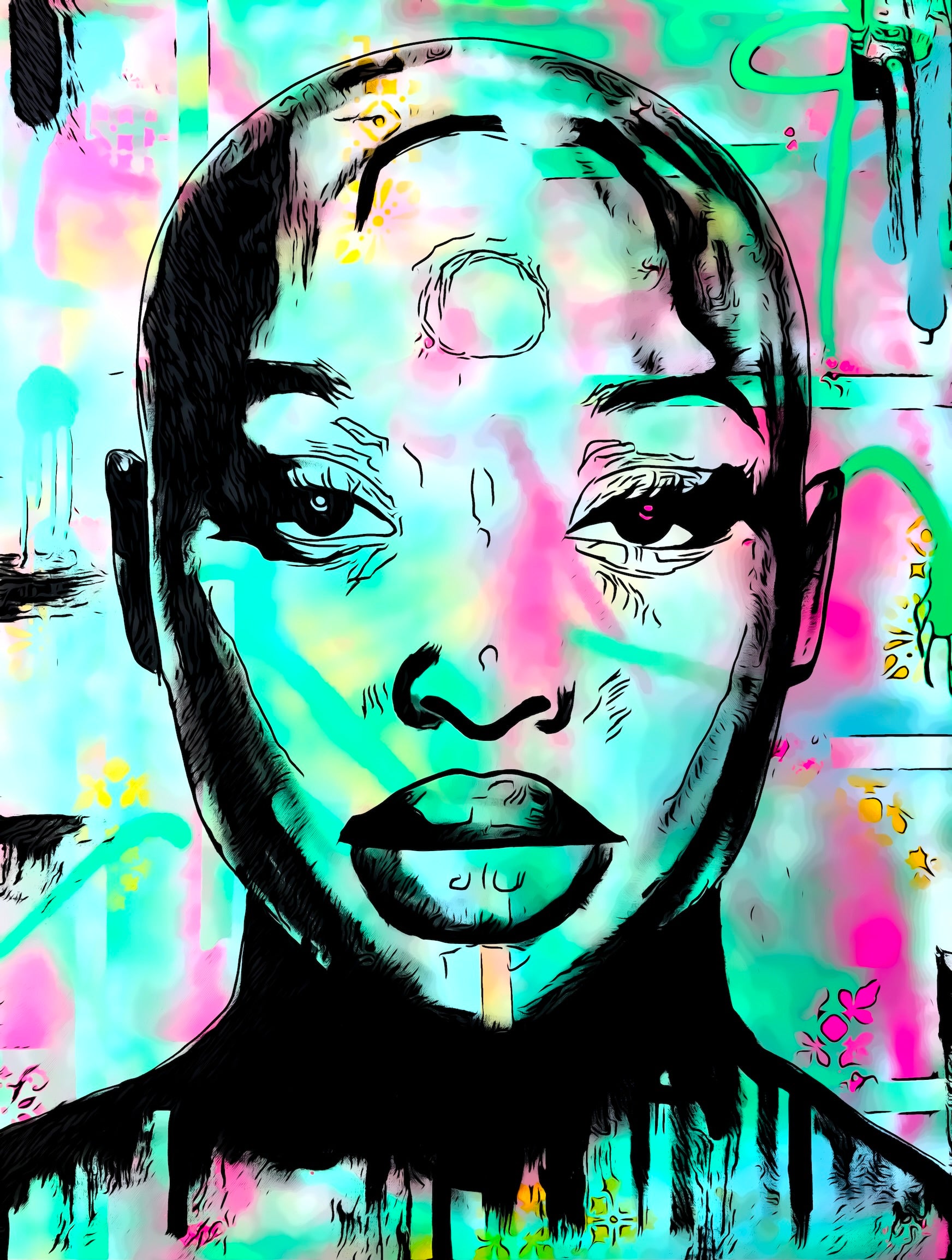 Third Eye Different Size Canvas
