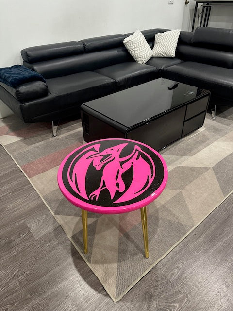 Pink Power Ranger Coffee Table