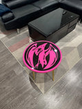 Pink Power Ranger Coffee Table