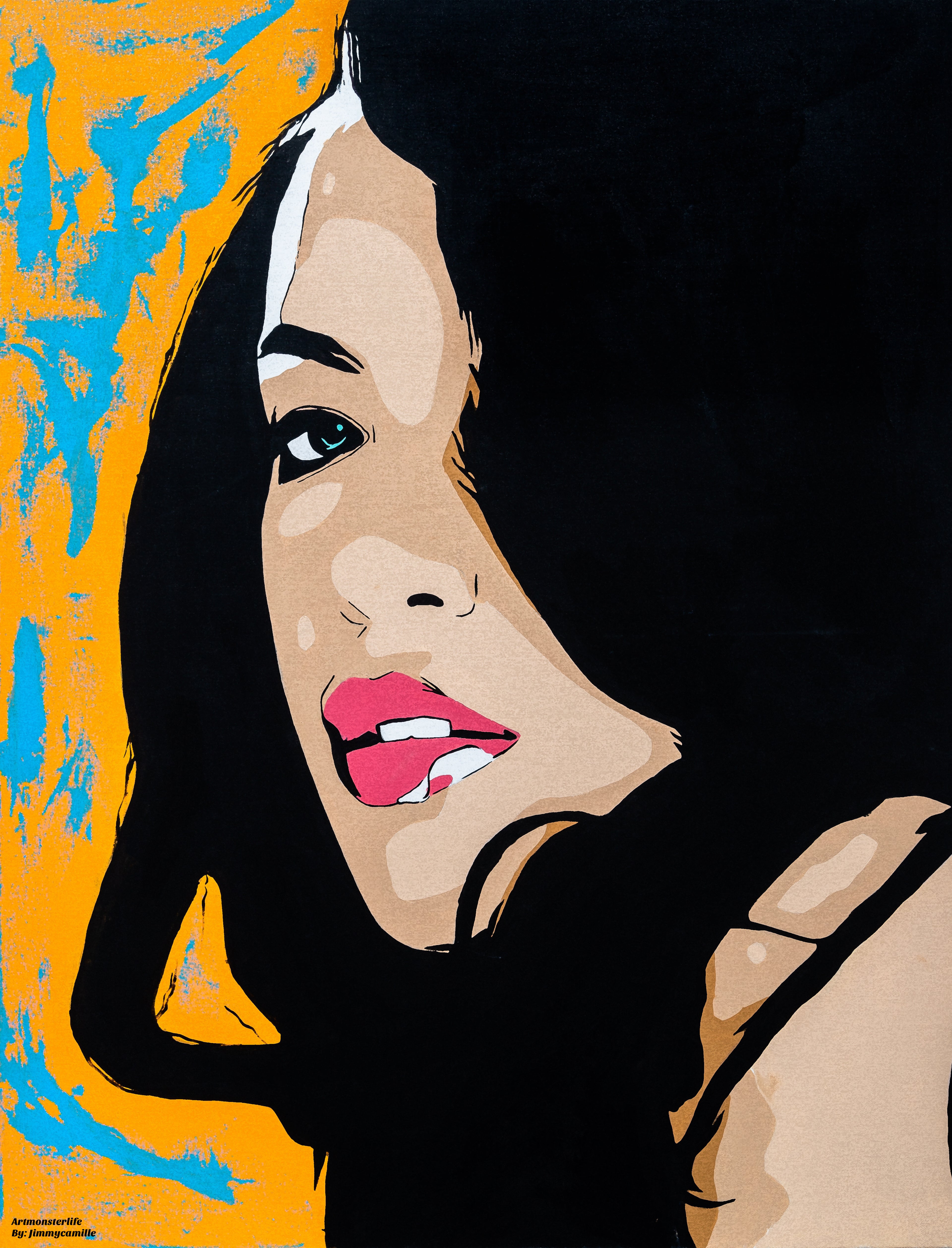 Aaliyah Differnt size Canvases